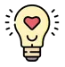 Innovation light bulb icon